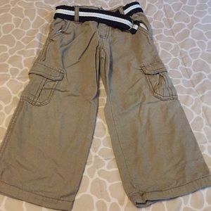 Cargo pants with belt